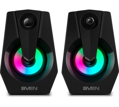 Колонки Sven 370 2.0 черный 6Вт