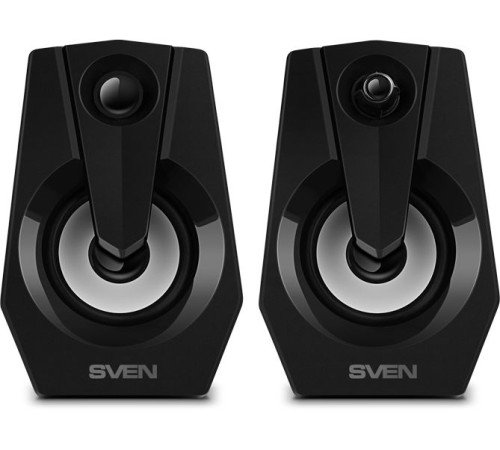 Колонки Sven 370 2.0 черный 6Вт