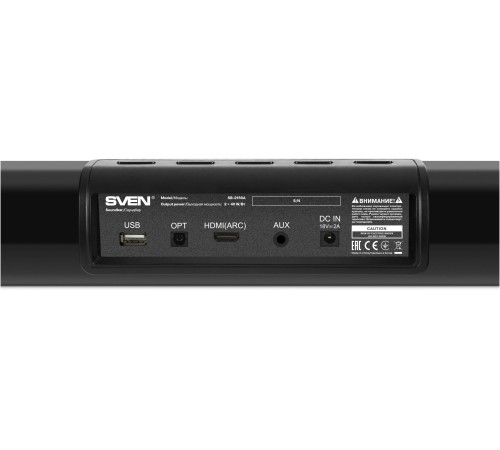 Саундбар SB-2150A, черный (180 Вт,USB,HDMI,ПДУ,Optical, Bluetooth,дисплей, беспроводной сабвуфер)