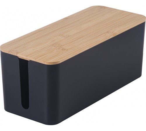 Органайзер Cactus CS-BOX-BL черный/бамбук