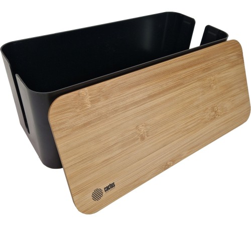Органайзер Cactus CS-BOX-BL черный/бамбук