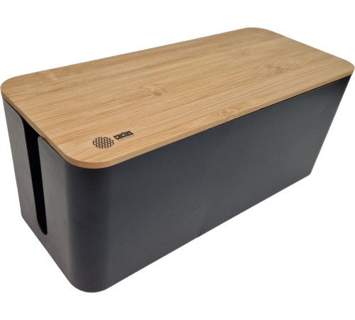 Органайзер Cactus CS-BOX-BL черный/бамбук