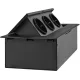 Розетка Cactus CS-SOCKET-EU3-BK для столешницы (уп.:1шт)