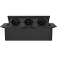Розетка Cactus CS-SOCKET-EU3-BK для столешницы (уп.:1шт)