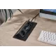 Розетка Cactus CS-SOCKET-EU3-BK для столешницы (уп.:1шт)