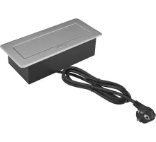 Розетка Cactus CS-SOCKET-EU3-GYBK для столешницы серый (уп.:1шт)