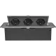 Розетка Cactus CS-SOCKET-EU3-GYBK для столешницы серый (уп.:1шт)