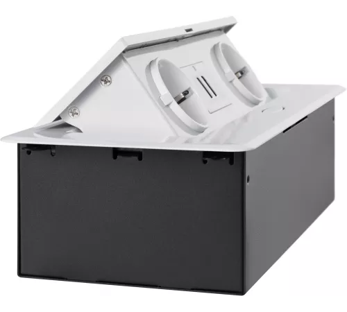 Розетка Cactus CS-SOCKET-EU/USBA-WH для столешницы белый