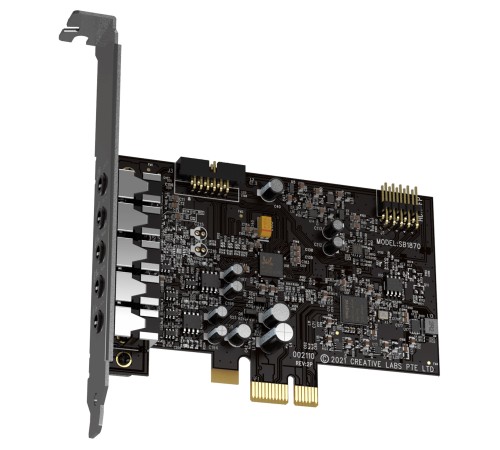 Звуковая карта PCI-E Creative Audigy FX V2,  5.1, Ret [70sb187000000]