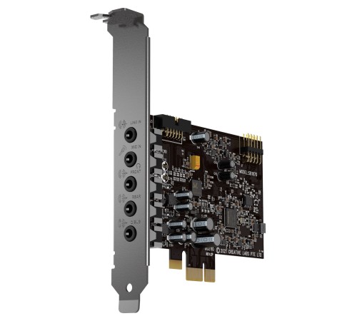 Звуковая карта PCI-E Creative Audigy FX V2,  5.1, Ret [70sb187000000]