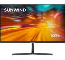 Монитор SunWind 27" SM-27FI221 черный IPS LED 5ms 16:9 HDMI M/M матовая 300cd 178гр/178гр 1920x1080 100Hz G-Sync VGA DP FHD 4.3кг