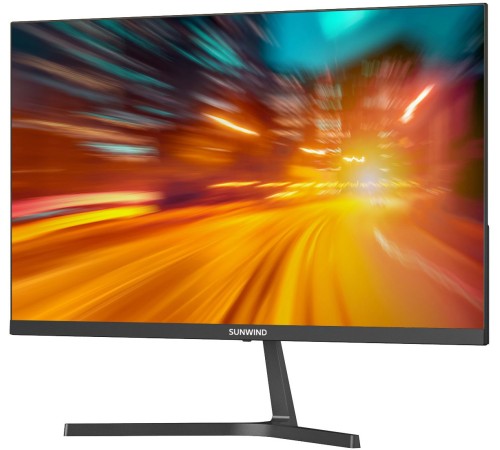 Монитор SunWind 27" SM-27QI201 черный IPS LED 5ms 16:9 HDMI M/M матовая 300cd 178гр/178гр 2560x1440 75Hz G-Sync DP 2K 4.3кг