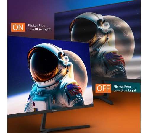 Монитор SunWind 27" SM-27QI201 черный IPS LED 5ms 16:9 HDMI M/M матовая 300cd 178гр/178гр 2560x1440 75Hz G-Sync DP 2K 4.3кг