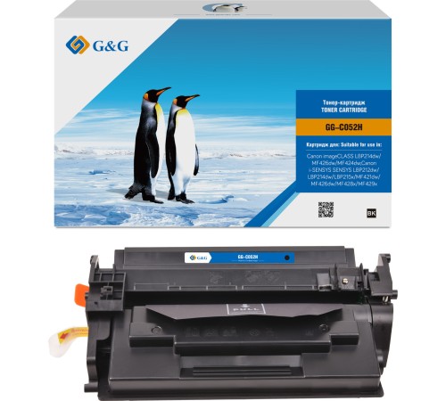 Картридж лазерный G&G GG-C052H черный (9200стр.) для Canon MF421/426/428/429/LBP 212/214/215
