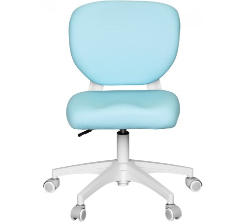 Кресло детское Cactus CS-CHR-3594BL голубой крестов. пластик белый