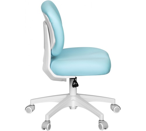 Кресло детское Cactus CS-CHR-3594BL голубой крестов. пластик белый