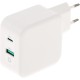 Блок питания TopON TOP-GaN-65W автоматический 65W 5V-20V 3.25A 2xUSB от бытовой электросети LED индикатор