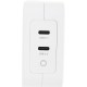 Блок питания TopON TOP-GaN-100W автоматический 100W 5V-20V 5A 2xUSB от бытовой электросети LED индикатор
