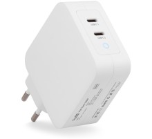 Блок питания TopON TOP-GaN-100W автоматический 100W 5V-20V 5A 2xUSB от бытовой электросети LED индикатор