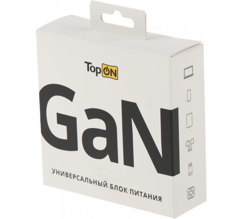 Блок питания TopON TOP-GaN-100WB автоматический 100W 5V-20V 5A 2xUSB от бытовой электросети LED индикатор Блок питания TopON TOP-GaN-100WB автоматический 100W 5V-20V 5A 2xUSB от бытовой электросети LED индикатор