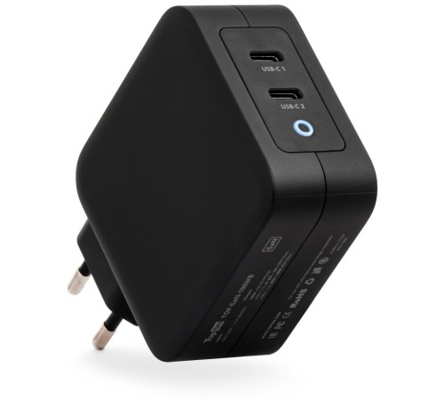Блок питания TopON TOP-GaN-100WB автоматический 100W 5V-20V 5A 2xUSB от бытовой электросети LED индикатор Блок питания TopON TOP-GaN-100WB автоматический 100W 5V-20V 5A 2xUSB от бытовой электросети LED индикатор