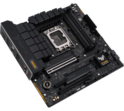 Материнская плата ASUS TUF GAMING B760M-PLUS D4, LGA1700, B760, 4*DDR4, HDMI+DP, 4xSATA3 + RAID, M2, Audio, Gb LAN, USB 3.2, USB 2.0, mATX; 90MB1DI0-M0EAY0 (TUF GAMING B760M-PLUS D4)