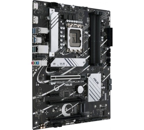 Материнская плата ASUS PRIME H770-PLUS D4, LGA1700, H770, 4*DDR4, HDMI+DP, 4xSATA3 + RAID, M2, Audio, Gb LAN, USB 3.2, USB 2.0, ATX; 90MB1CU0-M0EAY0 (PRIME H770-PLUS D4)