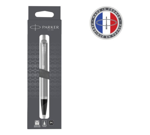 Ручка шариков. Parker IM Core (CW2150841) Stainless Steel CT M черн. черн. подар.кор.европод.
