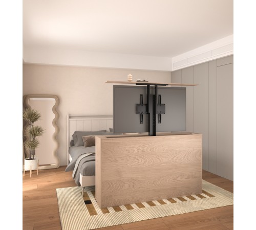 Кронштейн для телевизора Cactus CS-STM-7844 черный 32"-55" макс.45кг напольный (моторизованный лифт) Кронштейн для телевизора Cactus CS-STM-7844 черный 32"-55" макс.45кг напольный (моторизованный лифт)