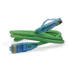 Патч-корд Hyperline PC-LPM-UTP-RJ45-RJ45-C6-2M-LSZH-GN PC-LPM-UTP-RJ45-RJ45-C6-2M UTP вилка RJ-45-вилка RJ-45 кат.6 2м зеленый LSZH (уп.:1шт) 24AWG