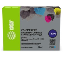 Картридж струйный Cactus CS-EPT3792 378XL голубой для Epson Expression Photo XP-8500/XP-8505/XP-8600