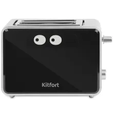 Тостер Kitfort КТ-2065 750Вт черный/серебристый