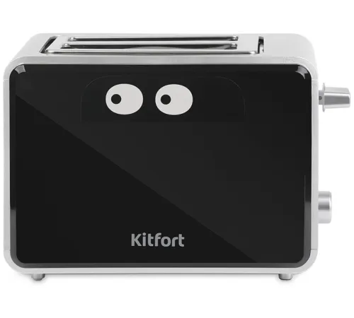 Тостер Kitfort КТ-2065 750Вт черный/серебристый Тостер Kitfort КТ-2065 750Вт черный/серебристый