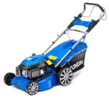 HYUNDAI [L 4610S] Бензиновая газонокосилка {самоходная, двигатель Hyundai ICV145,4-х такт, 3.8 л.с./145 см3, Ширина среза 45,7 см, Высота среза 25-75 мм, 33,8 кг }
