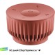Умная колонка Sber Boom Mini SBDV-00095 Салют красный 5W 1.0 BT/Wi-Fi (SBDV-00095T)