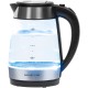 Чайник электрический Galaxy Line GL 0558 1.7л. 2200Вт нержавеющая сталь/черный (корпус: стекло)