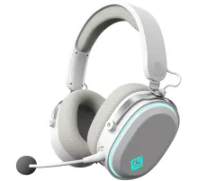 Наушники с микрофоном GMNG GG-HS405W белый мониторные BT/Radio/3.5mm оголовье (1899880)