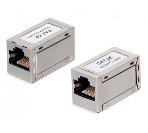 WRline Проходной адаптер, RJ45-RJ45 (8p8c), категория 5е, экранированный WRline Проходной адаптер, RJ45-RJ45 (8p8c), категория 5е, экранированный