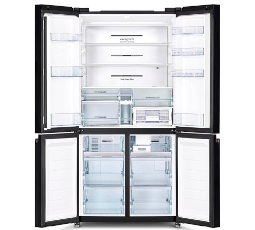 Холодильник Hitachi R-WB720VUC0 GMG 3-хкамерн. серое стекло (трехкамерный)