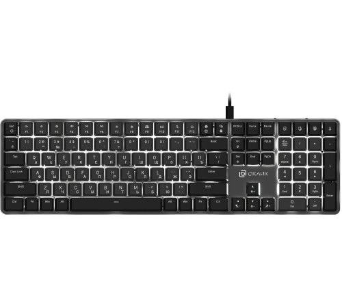 Клавиатура Оклик K953X механическая черный/серый USB Multimedia for gamer LED (1901086) Клавиатура Оклик K953X механическая черный/серый USB Multimedia for gamer LED (1901086)