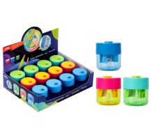 Точилка для карандашей ручная Deli EH558 1 отверстие пластик ассорти