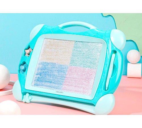 Доска для рисования Deli 50302BLUE магнитные прямоугольная 32.5х25.4мм синий