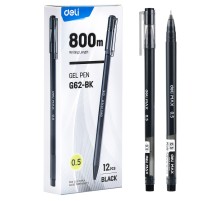Ручка гелев. Deli MaX EG62-BK черн d=0.5мм черн. черн.