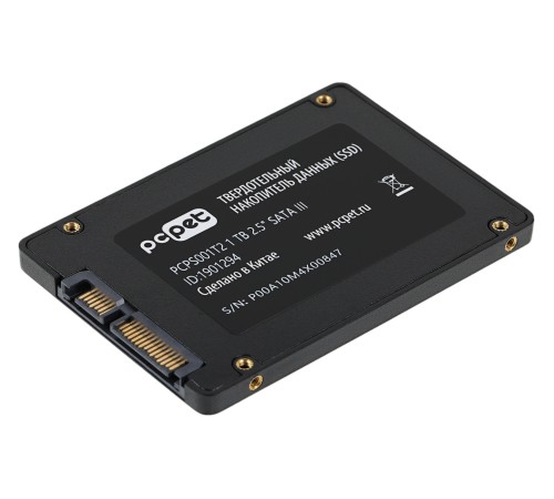 Накопитель SSD PC Pet SATA III 1Tb PCPS001T2 2.5" OEM