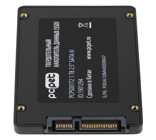 Накопитель SSD PC Pet SATA III 1Tb PCPS001T2 2.5" OEM
