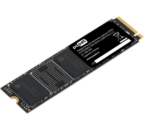 Накопитель SSD PC Pet PCIe 3.0 x4 256GB PCPS256G3 M.2 2280 OEM Накопитель SSD PC Pet PCIe 3.0 x4 256GB PCPS256G3 M.2 2280 OEM