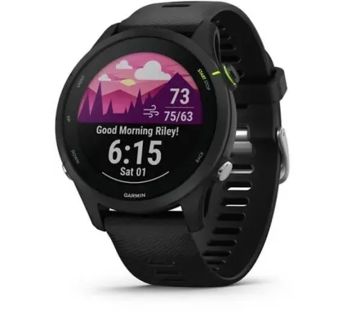 Смарт-часы Garmin Forerunner 255 33мм 1.3" корп.черный рем.черный (010-02641-30) Смарт-часы Garmin Forerunner 255 33мм 1.3" корп.черный рем.черный (010-02641-30)