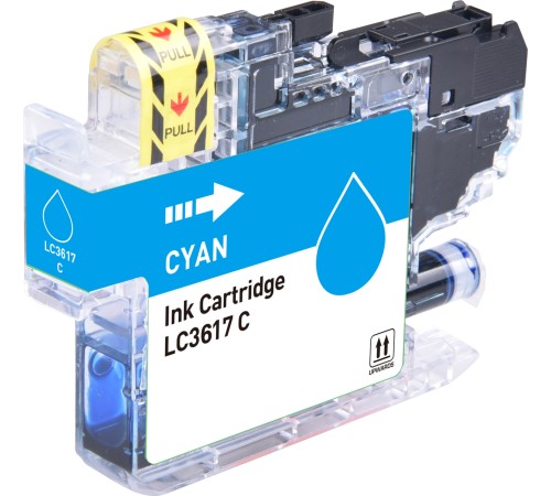 Картридж струйный Cactus CS-LC3617C черный (10мл) для Brother MFC-J2330DW/J2730DW/J3530DW/J3930DW