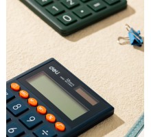 Калькулятор карманный Deli EM130D-GREY темно-серый 12-разр.