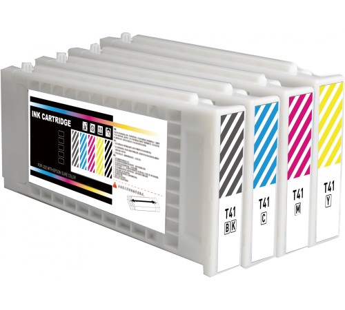 Картридж струйный Cactus CS-EPT41F5 желтый (350мл) для Epson SureColor SC-T5400M/SC-T3405/SC-T5405